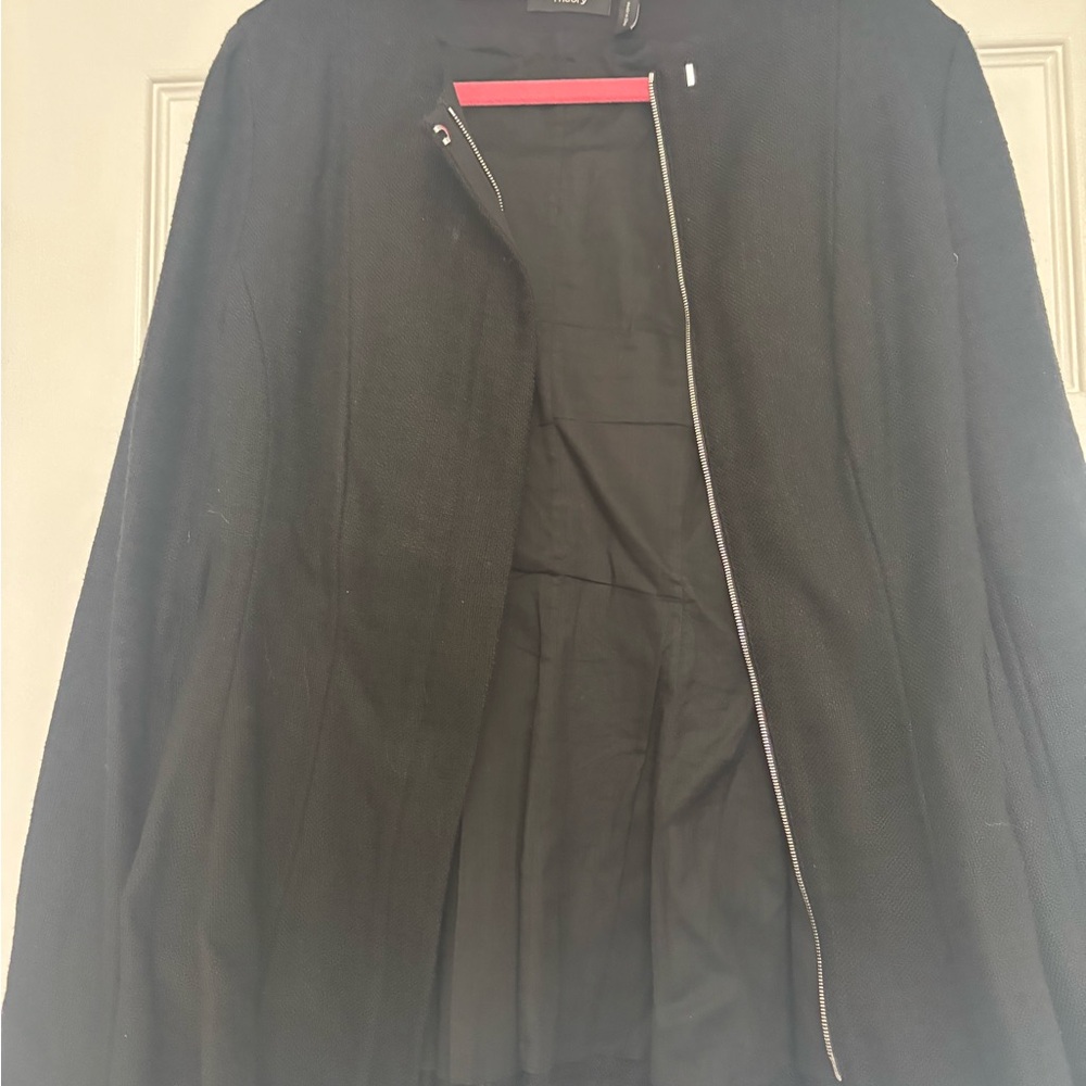 Theory Black Blazer with Clean Design